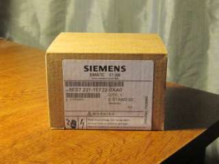 Siemens 6ES7 221 1EF22 0XA0 6ES72211EF220XA0 NIB FS  