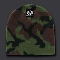 UD Camouflage 12 Inch Long Knit Beanie Cap Caps Hat  