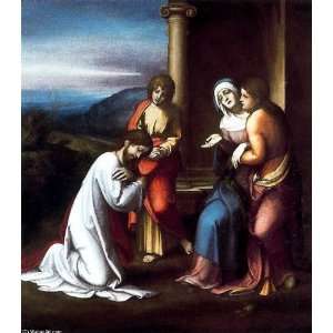   Correggio   32 x 36 inches   Christ taking Leave 