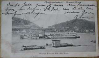 1904 PMC/Private Mailing Card Boats on Ohio River  