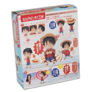 ONE PIECE MONKEY. D. LUFFY CHIBI ARTS ANIME ACTION FIGURE NEW with box 