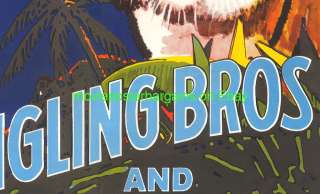 RINGLING BROS AND BARNUM & BAILEY 1942 CIRCUS POSTER  
