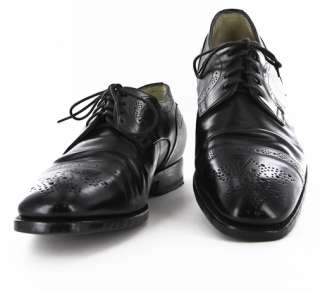 New $1400 Santoni Black Shoes 11.5/10.5  