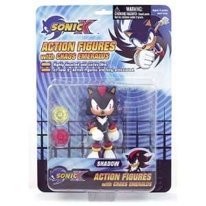  Sonic X Action Figures with Chaos Emeralds Shadow Toys & Games