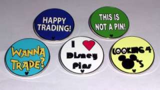 2010 Hidden Mickey TRADING PHRASES I Love Disney 5 Pin SET Wanna Trade 
