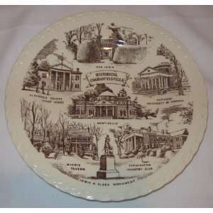   Plate Historical Charlottesville Virginia 