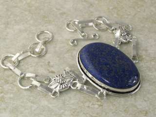 silver bracelet ( 9 in ) exclusive ( little shiny   blue ) lapis 