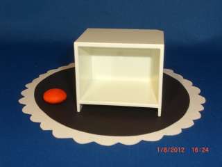 Kitchen Storage Shelf White (Playmobil Dollhouse Kitchen/Bath 