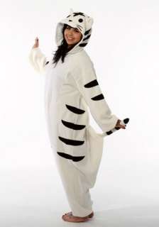 New White Tiger Kigurumi   Japanese Sazac Cosplay Costume Pajamas 