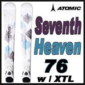 10 11 Atomic Seventh Heaven 76 Skis 164cm w/Xtl 9 NEW  