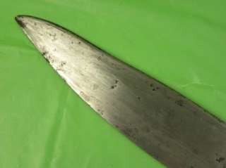 RARE Old North Borneo BARONG Huge Fighting Knife  