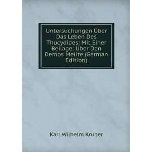   ?ber Den Demos Melite (German Edition) Karl Wilhelm KrÃ¼ger Books