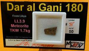   180 LL3.9 Chondrule Rich Magnet Libya Meteorite Men Steve Ltd to 50