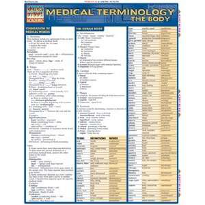  Medical Term The Body, Laminated Guide Health & Personal 