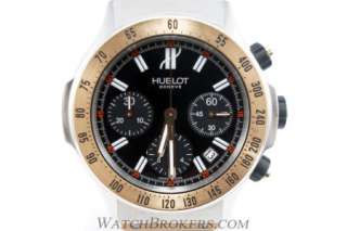 Rose Gold Hublot Classic Chronograph Maxi 42MM Mens Automatic SS Watch 