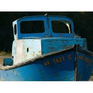 Old Fishing Boat, Ninilchik, Kenai Peninsula, Alaska, USA Photographic 
