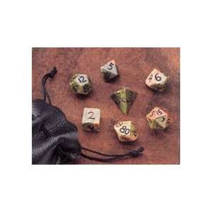  Dwarven Stones Unikite 12mm 7 Piece Dice Set Toys & Games