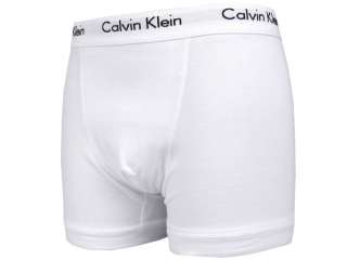 Mens Calvin Klein Boxer Shorts Trunks 3 Pack White  