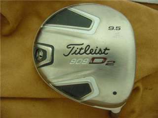 Titleist Golf 909 D2 9.5* 460cc RH Driver Head Refinished White 208.9g 