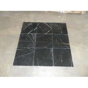 Negro Marquina 12X12 Polished Tile (as low as $7.8/Sqft)   15 Boxes ($ 
