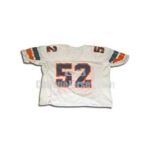  White No. 52 Game Used Boise State Football Jersey (SIZE 