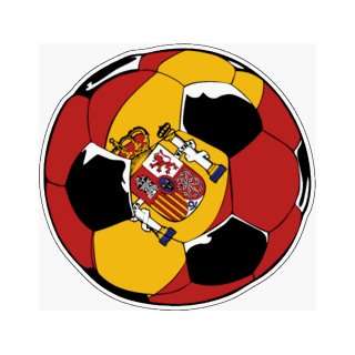  Spain Soccer Ball Car Magnet Automotive