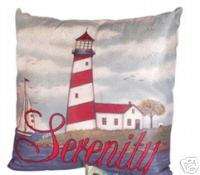 Nautical Lighthouse Light House Serenity Pillow  