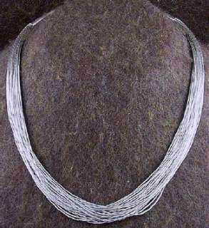 Liquid Sterling Silver 20 Strands 18 Necklace Jewelry  