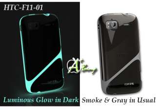Unique*Limited*Aprolink HTC Sensation Z710e XE case   Smoke & Red 