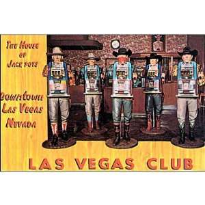  House of Jackpots (Las Vegas Club Casino) Travel Postcard 