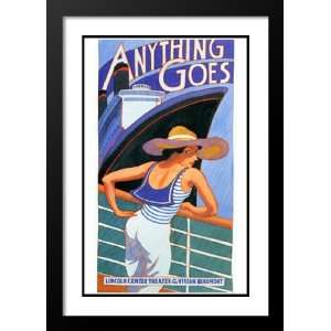  Anything Goes (stage play) 20x26 Framed and Double Matted 