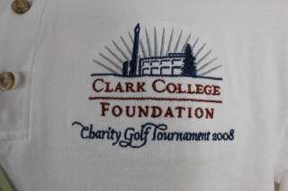 Clark College Charity Golf Tourney 08 Polo Shirt Medium  