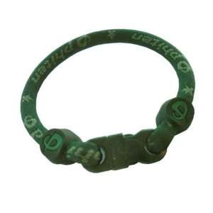  Phiten Custom Titanium Bracelet Green with Green Trim and 