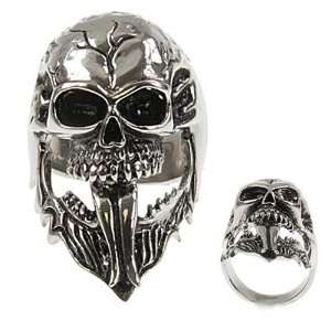    316L CASTING STAINLESS STEEL SKULL RING WIDTH 40mm Jewelry
