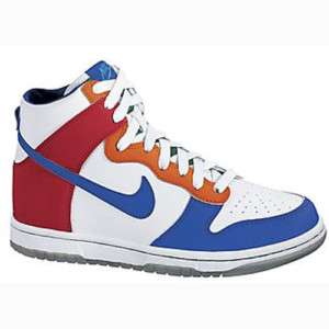 NIKE GIRLS DUNK HIGH PREMIUM ND GS SHOES RAINBOW COLORS  