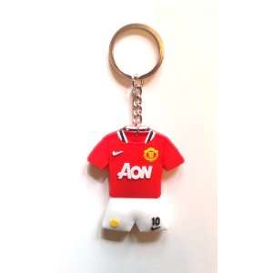  Manchester United FC Wayne Rooney #10 Home Jersey Keychain 