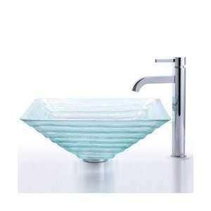   Alexandrite Vessel Style Bathroom Sink   Clear Alexandrite Glass