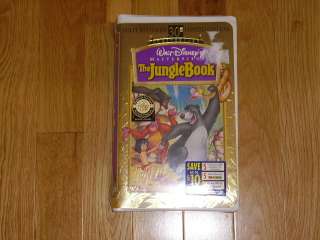NEW DISNEY MASTERPIECE THE JUNGLE BOOK 30th MOVIE VHS 786936040029 