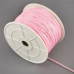  2mm Light Pink Waxed Cotton Cord Arts, Crafts & Sewing