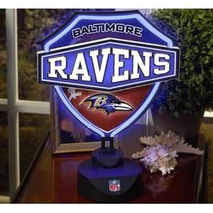  NFL Neon Shield Table Lamp (REDSKINS)