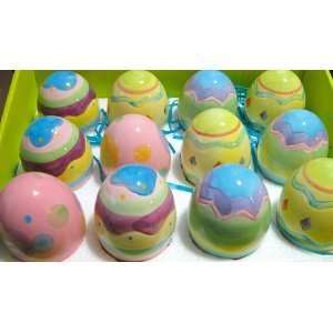  Ceramic Easter Eggs (Set of 12) 