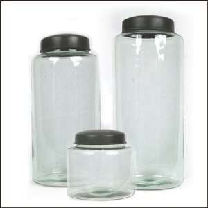  Set of Three Cylinder Jars