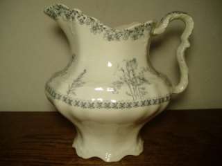 Beautiful New Wharf Pottery serving Pitcher in the Louise pattern 
