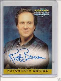 Star Trek DS9 MFTF A19 Rick Berman auto card  