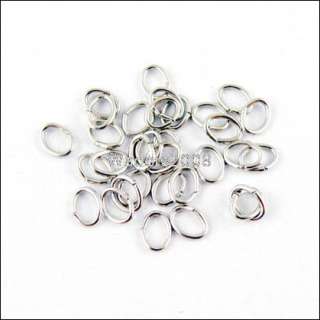 A0359/ 300Pcs WGP Oval Open Jump Ring 4×5mm  