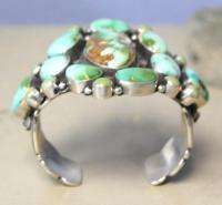   cluster bracelet by famous Navajo silversmith Aaron Toadlena
