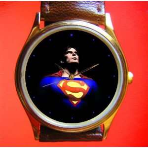   Blue SUPERMAN Collectible Boys Wrist Watch. 29 mm 