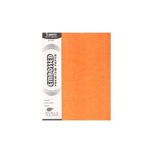    Pulsar Embossed Paper Pack 8.5x11 Peach Arts, Crafts & Sewing