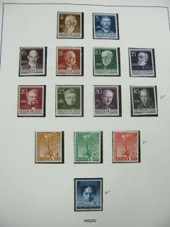 Germany Stamps Berlin Collection complete never hinged sets  