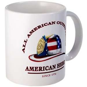   (Coffee Drink Cup) All American Outfitters Firefighter American Hero